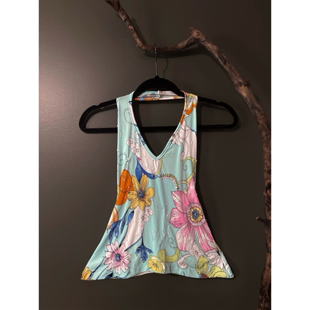 Y2K Sequin Halter Top